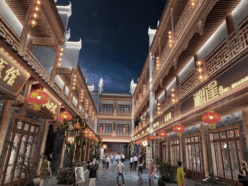 《洪江古商城福街建筑风貌改造与古建更新设计》