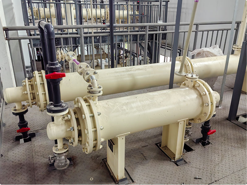 江苏某半导体公司全氟列管冷却器运行项目