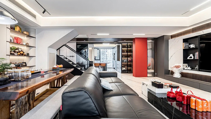 典雅品质尽显 | 165㎡复式意式轻奢爱吗