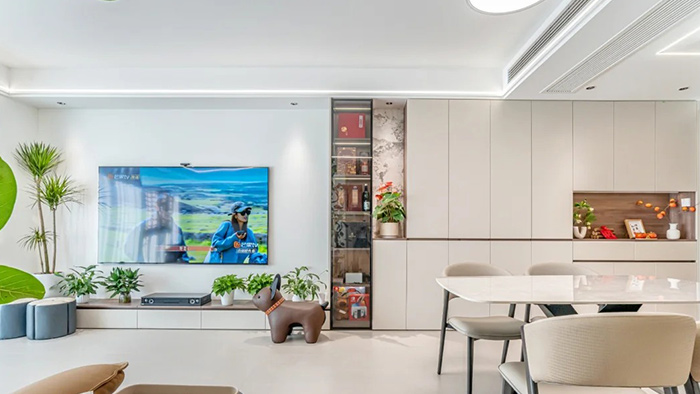 112㎡三室装修，收纳最大化，实用+美观统一