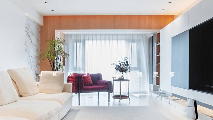 统一原木奶油色调142㎡的家，真的很好宅