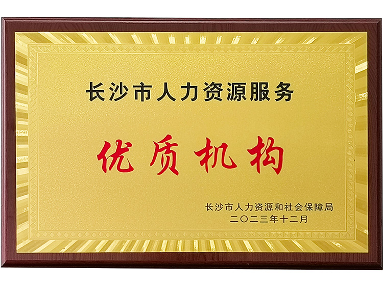 长沙市人力资源服务优质机构