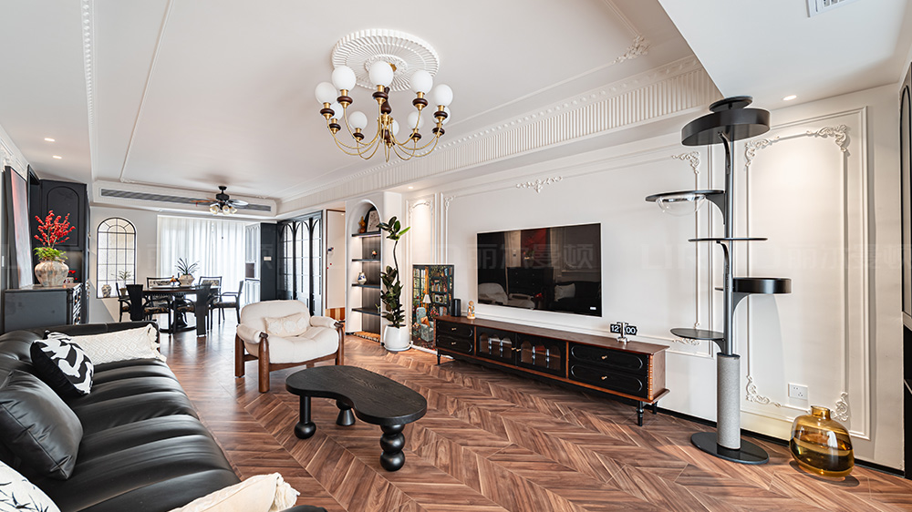 12.8打造复古法式风格的家143m² | 丽尔曼顿全房全屋整装