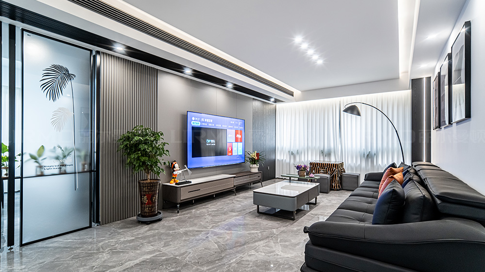 12.8w打造现代简约风格的家152m² | 丽尔曼顿全房全屋定制