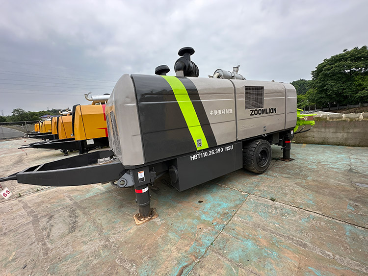Zoomlion HBT110.26.390RS Ultra-High Pressure Diesel Concrete Trailer Pump