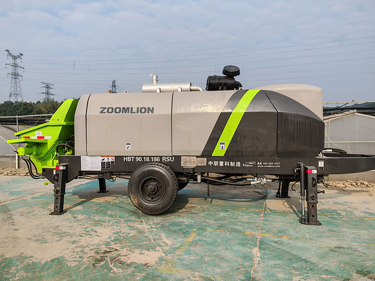 Zoomlion HBT90.18.186RSU Diesel Concrete Trailer Pump