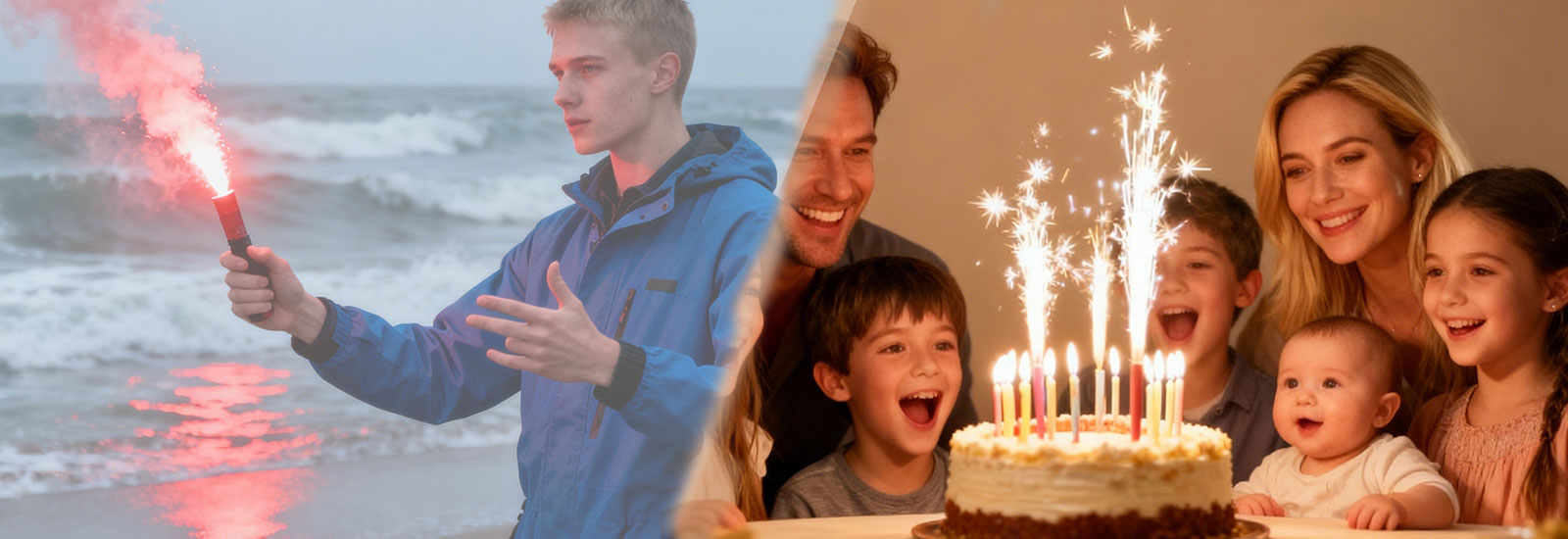 信号弹&蛋糕烟花