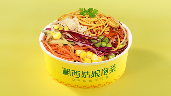 七彩什锦凉面