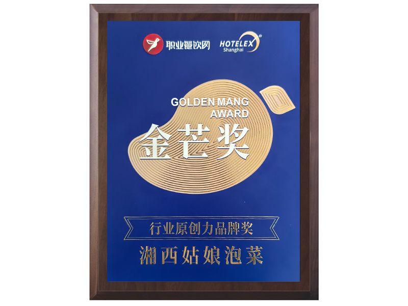 行业原创力品牌奖