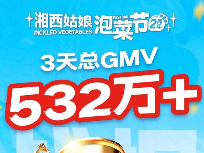 湘西姑娘泡菜节战报：3天交易总额突破532万，会员营销20强榜单揭晓！