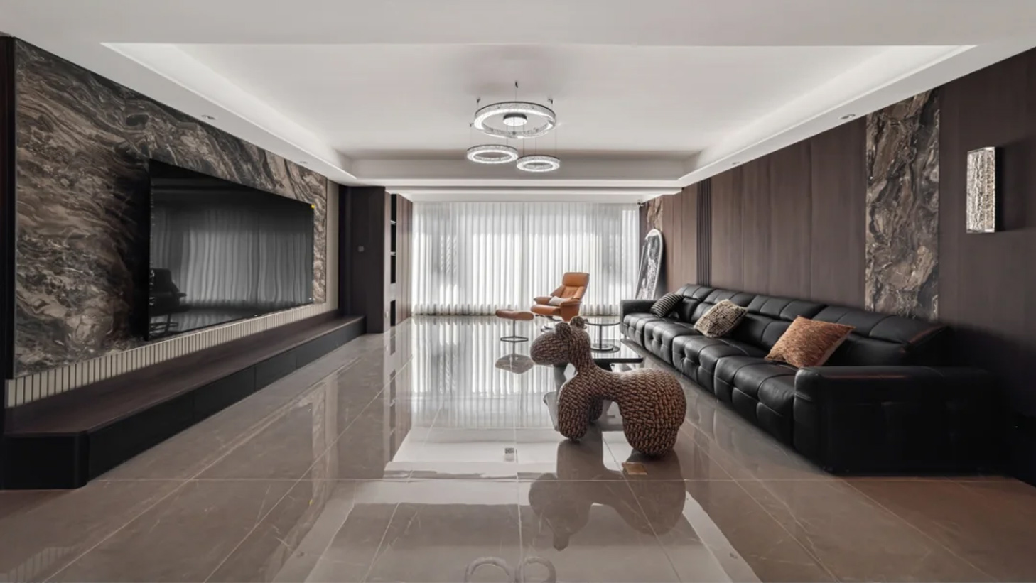 190㎡意式大平层，高级质感装修范本